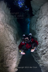 Matt on rEvo Cenote Manati