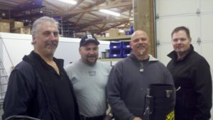 ISC factory Dave, Ron, Matt, Leon