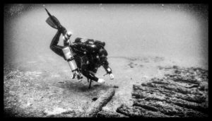 Diving around Drake Island
