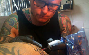 Johnny tattooing 