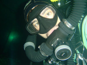 Patrick mit dem KISS Rebreather